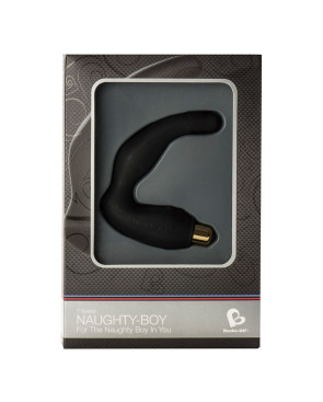 ROCKS-OFF - MASSAGGIATORE PUNTO G MASCHIO NAUGHTY-BOY 7 V NERO