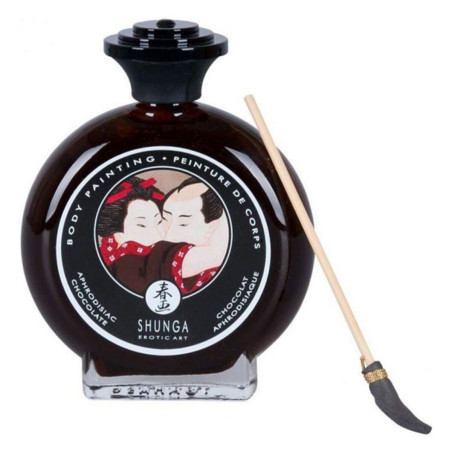 Colori per il Corpo Shunga 6500_13482 Cioccolato (100 ml) (100 ml)