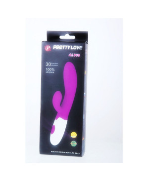 PRETTY LOVE - FLIRTATION VIBRATORE ALVIS CON STIMOLATORE DEL CLITORIDE