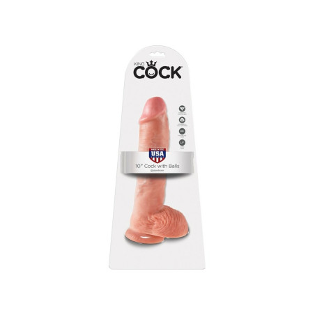 Pene 10 Inch con Testicoli Carne Pipedream King Cock