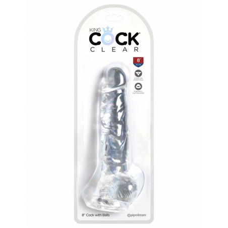 Dildo Realistico Pipedream King Cock Clear