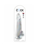 Dildo Realistico Pipedream King Cock Clear TPE Trasparente