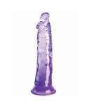 Dildo Realistico Pipedream King Cock Clear TPE Viola