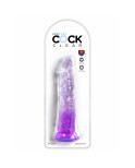 Dildo Realistico Pipedream King Cock Clear TPE Viola