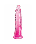 Dildo Realistico Pipedream King Cock Clear TPE Rosa