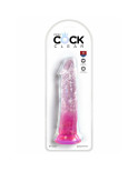 Dildo Realistico Pipedream King Cock Clear TPE Rosa