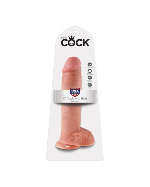 Pene 11 Inch con Testicoli Carne Pipedream King Cock PVC