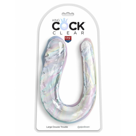 Dildo Realistico Pipedream King Cock Clear TPE