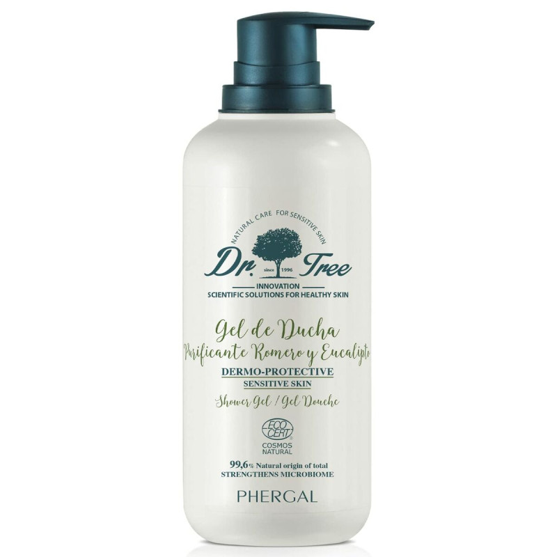 Gel Doccia Dr. Tree   Pelle sensibile Eucalipto Rosmarino Purificante 500 ml