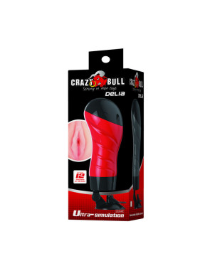 CRAZY BULL - VAGINA FLORA CON BASE MASTURBATORE VOCE