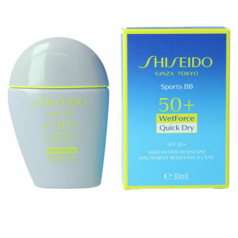 Protezione Solare Colorata Shiseido WetForce Quick Dry Sports Dark SPF50+ Spf 50 Dark (30 ml)