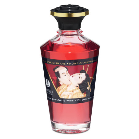 Olio alla Fragola Hot Shunga SHU127-SPARKLING STRAWBERRY WINE Fragola 100 ml