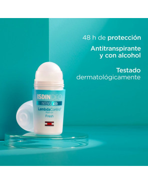 Deodorante Roll-on Isdin LambdaControl 50 ml Fresco