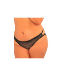 Slip di Pizzo René Rofé Nero XL/XXL