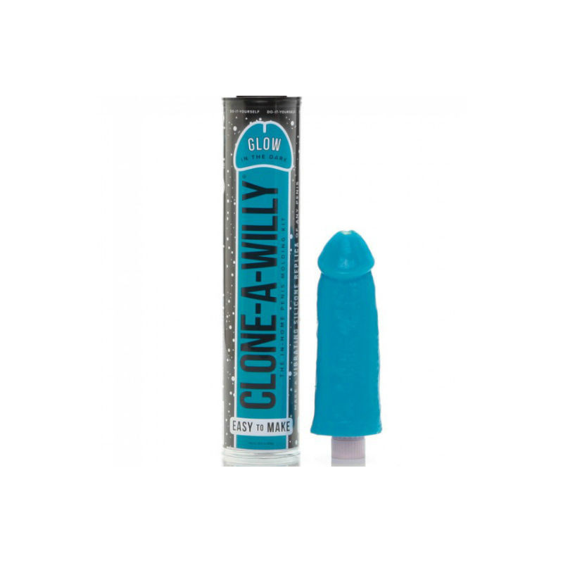 CLONE A WILLY - CLONATORE DEL PENE LUMINESCENTE BLU CON VIBRATORE