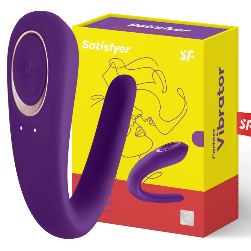 SATISFYER - VIBRATORE GIOCATTOLO PARTNER CHE STIMOLA ENTRAMBI I PARTNER