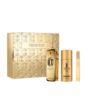 Cofanetto Profumo Uomo Paco Rabanne Million Gold 3 Pezzi