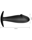 PRETTY LOVE - PLUG ANALE IN SILICONE PER PENE NERO