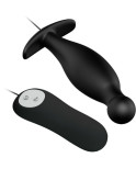 PRETTY LOVE - PLUG ANALE IN SILICONE 12 MODALIT DI VIBRAZIONE NERO