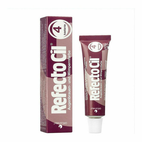 Tinta per ciglia RefectoCil Eyelash And Eyebrow Tint Nº 4 Chesthut 15 ml