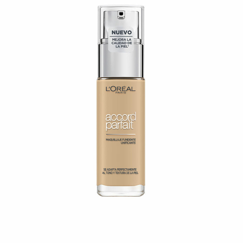 Base Cremosa per il Trucco L'Oreal Make Up Accord Parfait 3N-creamy beige (30 ml)