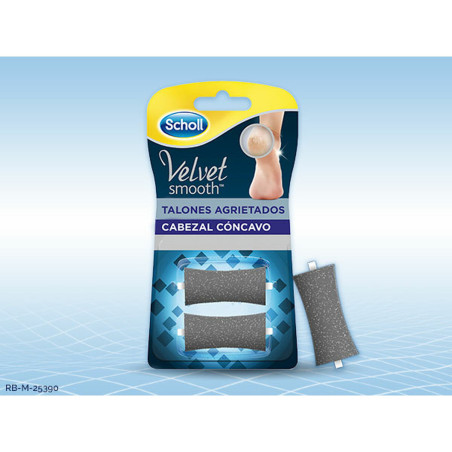 Esfoliante per Piedi Scholl Velvet Smooth (2 Unità)