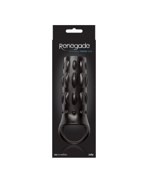 Cover per pene NS Novelties Renegade Nero Ø 4,4 cm