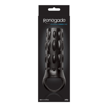 Cover per pene NS Novelties Renegade Nero Ø 4,4 cm