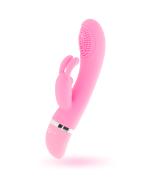 INTENSE - VIBRATORE OSCILLANTE SUSY IN SILICONE ROSA CONIGLIO