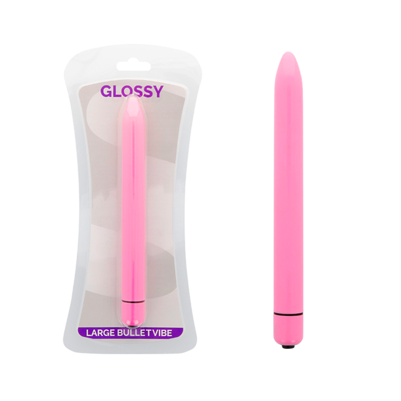 GLOSSY - VIBRATORE SLIM DEEP ROSE