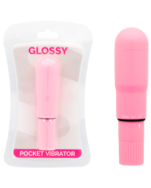 GLOSSY - VIBRATORE TASCABILE ROSA