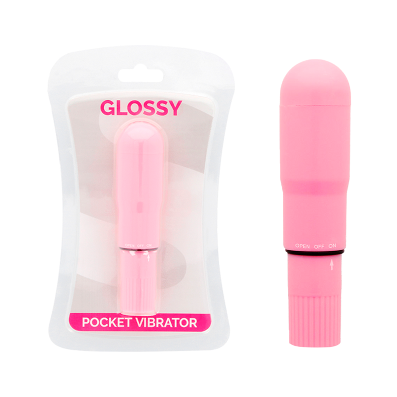 GLOSSY - VIBRATORE TASCABILE ROSA