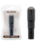 GLOSSY - VIBRATORE TASCABILE NERO