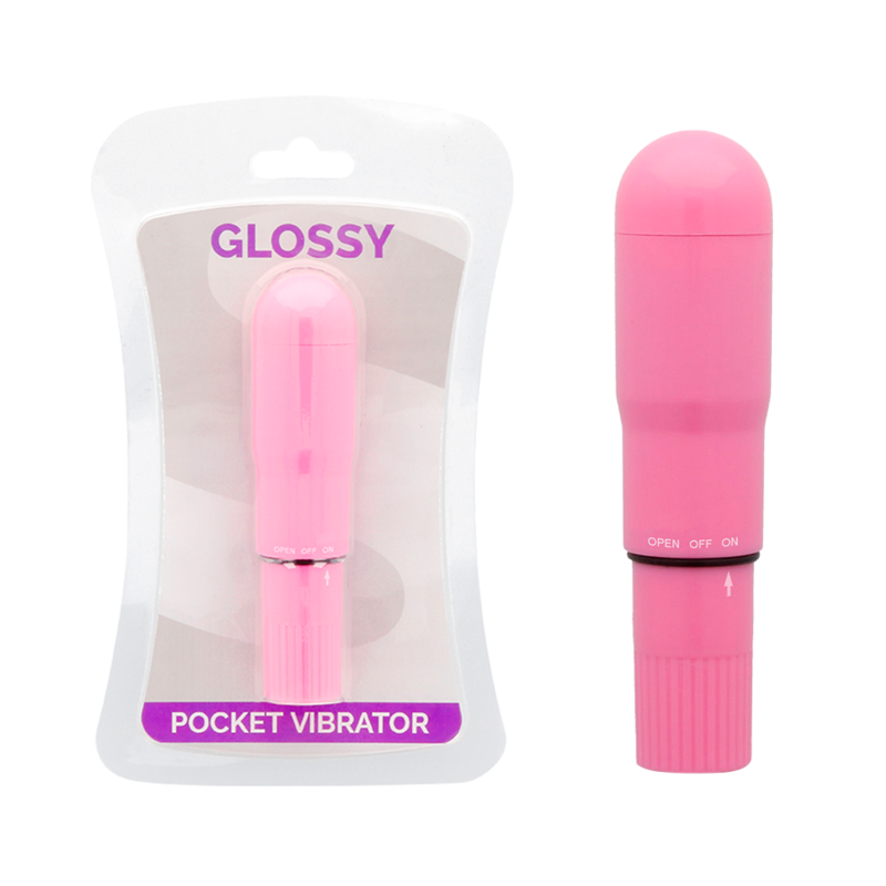 GLOSSY - VIBRATORE TASCABILE DEEP ROSE