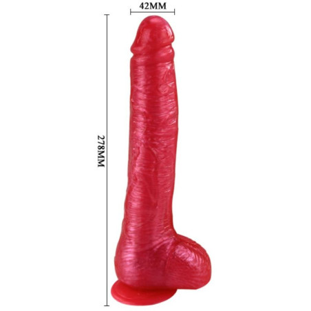 BAILE - DONG DILDO ROSA REALISTICO CON VENTOSA