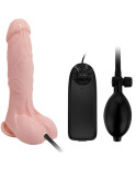 BAILE - DILDO VIBRANTE E GONFIABILE REALISTICO 18.8 CM