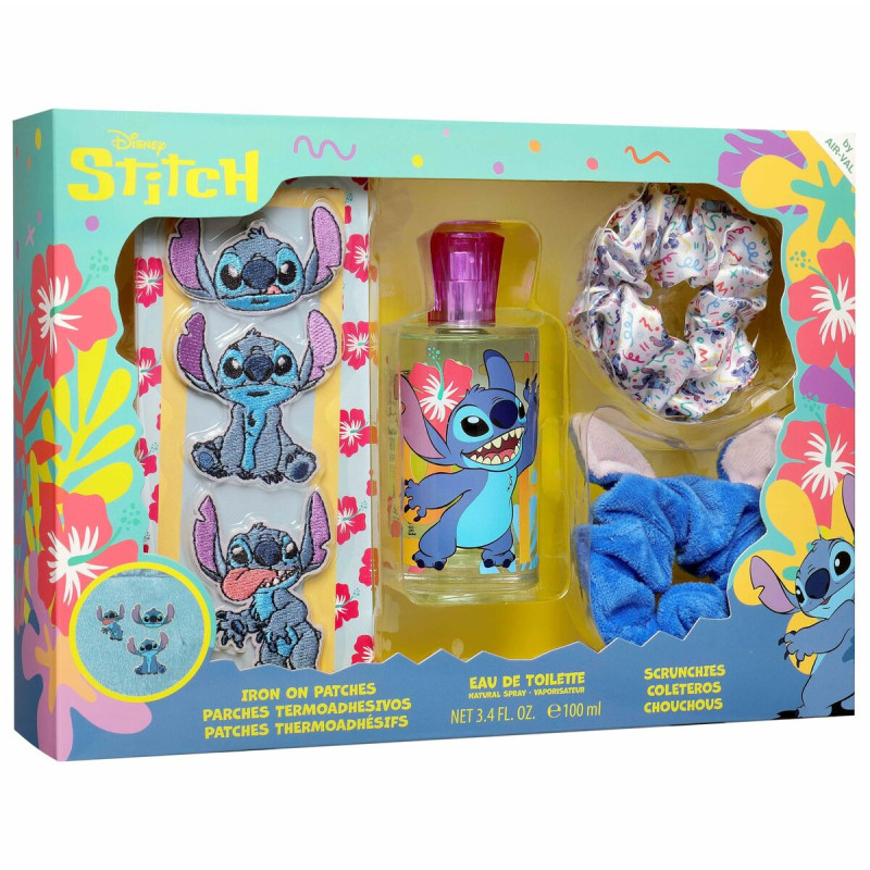 Profumo per Bambini Air-Val STITCH EDT 100 ml 3 Pezzi