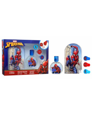 Profumo per Bambini Air-Val SPIDERMAN EDT 50+PINBALL EDT 50 ml 3 Pezzi