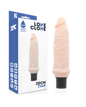 LOVECLONE - IVAR VIBRATORE AUTOLUBRIFICANTE 20 CM -O- 3.7 CM