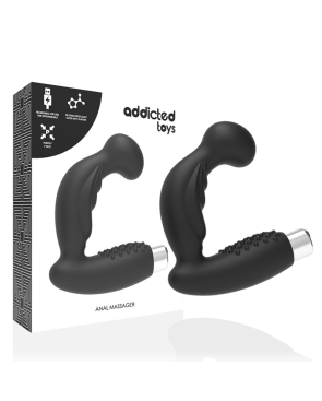 ADDICTED TOYS - VIBRATORE PROSTATICO RICARICABILE MODELLO 3 - NERO