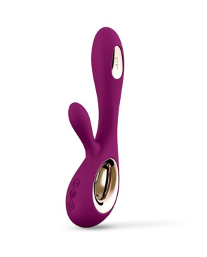 LELO - SORAYA VIBRATORE WAVE RABBIT DEEP ROSE