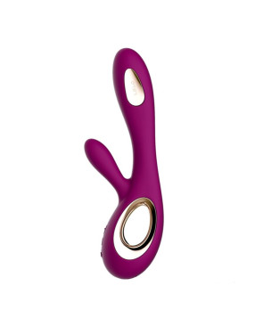 LELO - SORAYA VIBRATORE WAVE RABBIT DEEP ROSE