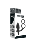 ADDICTED TOYS - PLUG ANALE CON DOPPIO ANELLO NERO