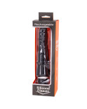 SEVEN CREATIONS - VIBRATORE RICARICABILE NERO 7V 20 CM