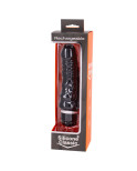 SEVEN CREATIONS - VIBRATORE RICARICABILE NERO 7V 18 CM MODELLO 2