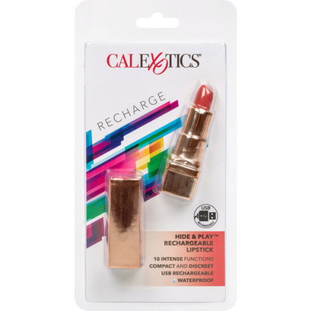 CALIFORNIA EXOTICS - BALA ROSSETTO RICARICABILE HIDE  PLAY ROSSO