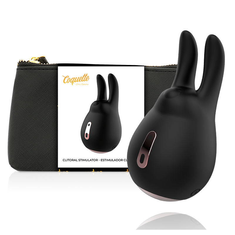 COQUETTE TOYS - STIMOLATORE CLITORIALE NERO/ORO