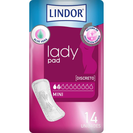 Assorbenti da incontinenza Lindor Lady Pad Mini 14 Unità