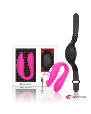 WEARWATCH - VIBRATORE WATCHME DOPPIA TECNOLOGIA FUCSIA/AZABACHE