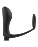 ADDICTED TOYS - ANELLO PER PENE CON TELECOMANDO PLUG ANALE NERO RICARICABILE